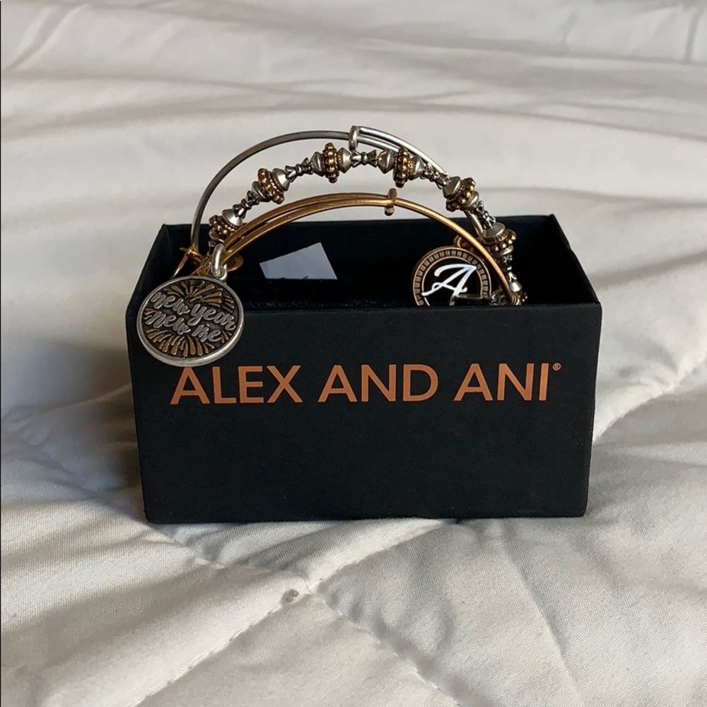Alex and Ani bracelet set. Brand new, never worn!